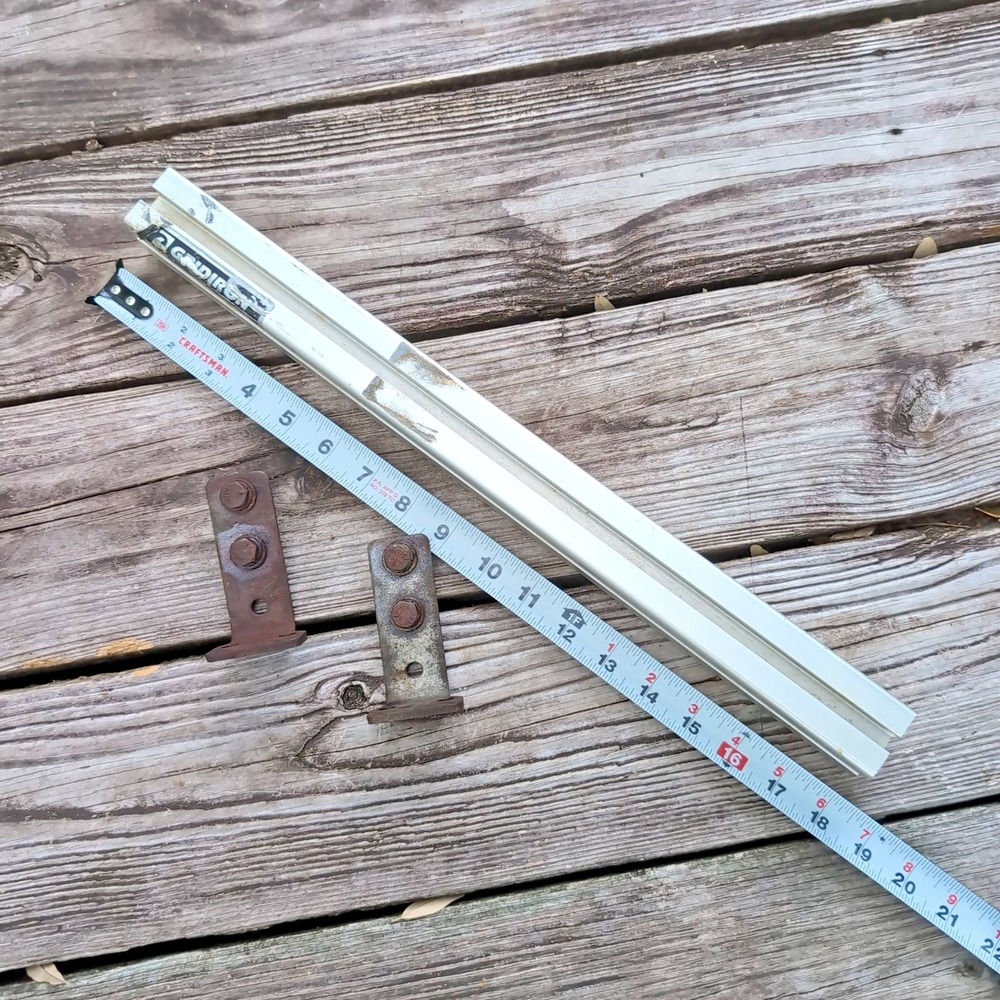 Gridiron Lawn Trimmer Rack Post and Hardware 2 L Brackets 18 inches In Length